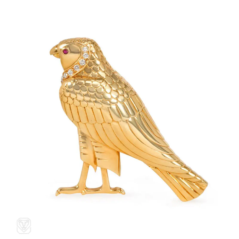 Egyptian Revival ’Horus’ Brooch Cartier