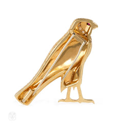 Egyptian revival "Horus" brooch, Cartier