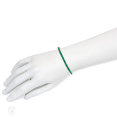 Emerald line bracelet