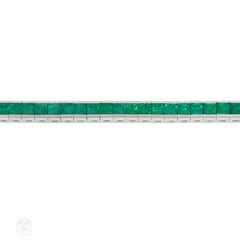 Emerald line bracelet