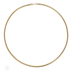 Estate 14k gold snake chain