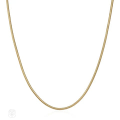 Estate 14k gold snake chain