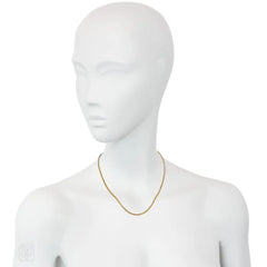 Estate 14k gold snake chain