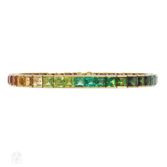 Estate rainbow line bracelet