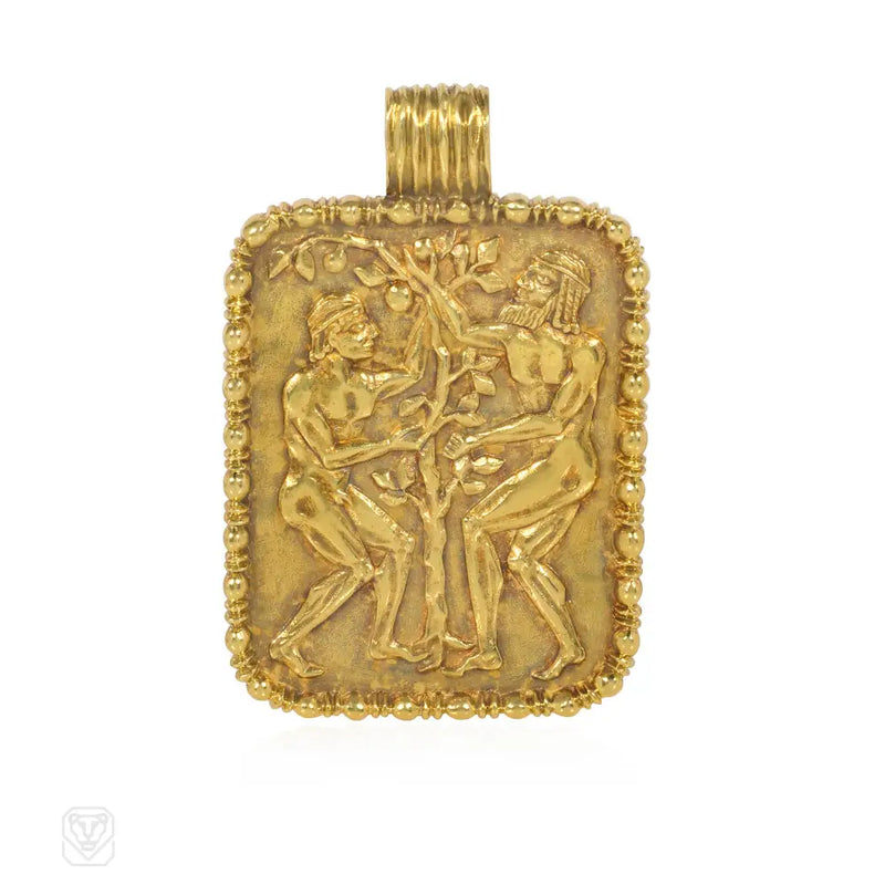 Fred Paris Gemini zodiac pendant