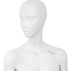 French Art Deco ruby and diamond Cupid's arrow pin