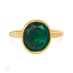 Georgian emerald ring