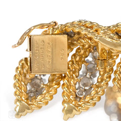 Gold and diamond "flamme" bracelet, Van Cleef & Arpels, Paris