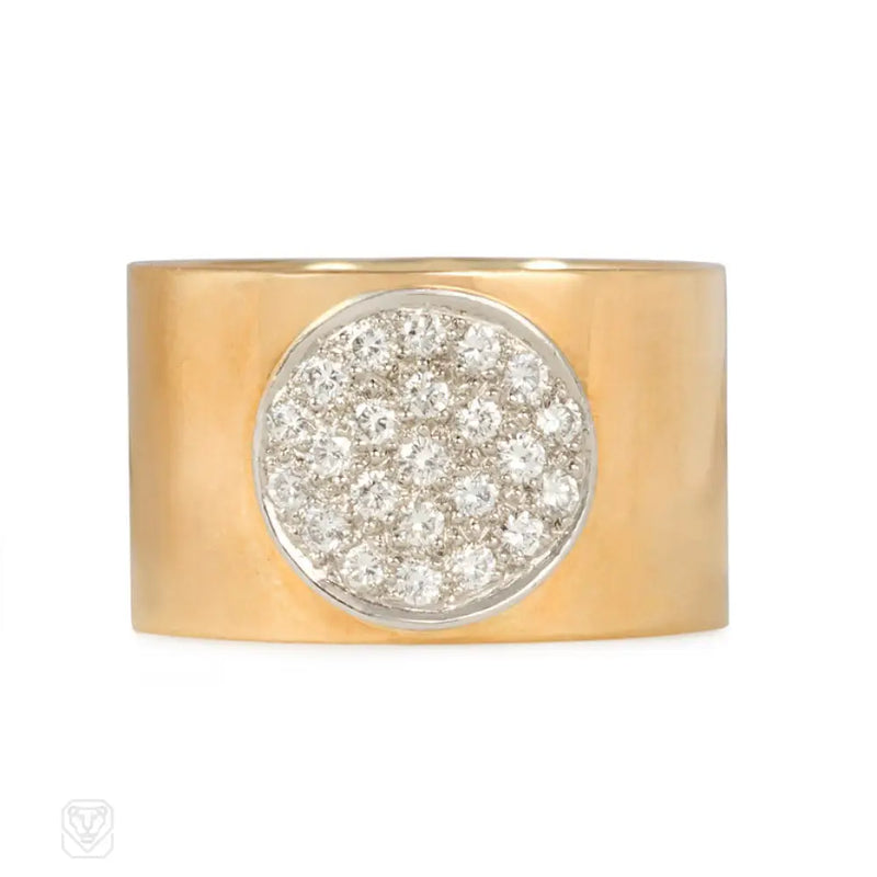 Gold And Diamond Ring Dinh Van