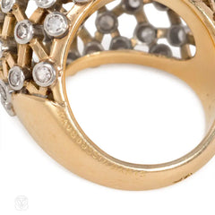 Gold and emerald cocktail ring, Mauboussin