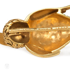 Gold bird brooch, Boucheron.