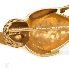 Gold bird brooch, Boucheron.