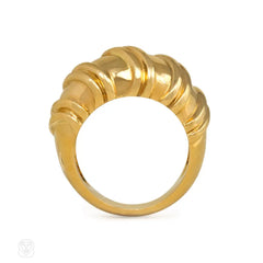 Gold bombé  ring, Van Cleef & Arpels