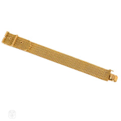 Gold buckled bracelet, Georges Lenfant
