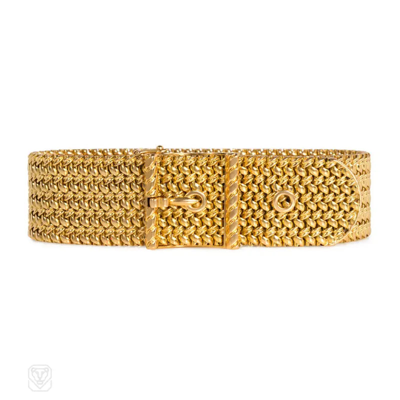 Gold Buckled Bracelet Georges Lenfant