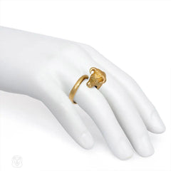 Gold bull ring, Georges L'Enfant for Tiffany