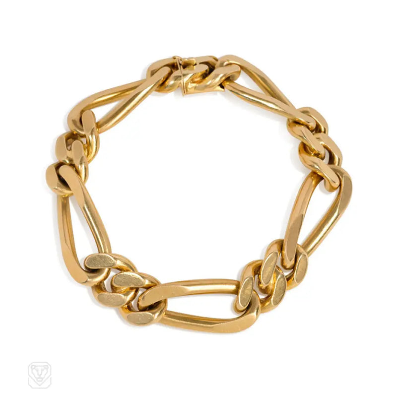 Gold Figaro Link Bracelet Van Cleef & Arpels