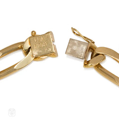 Gold figaro link bracelet, Van Cleef & Arpels