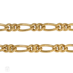 Gold figaro link necklace, Van Cleef & Arpels, France