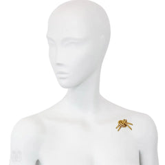 Gold knot brooch, Hermès