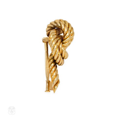Gold knot brooch, Hermès