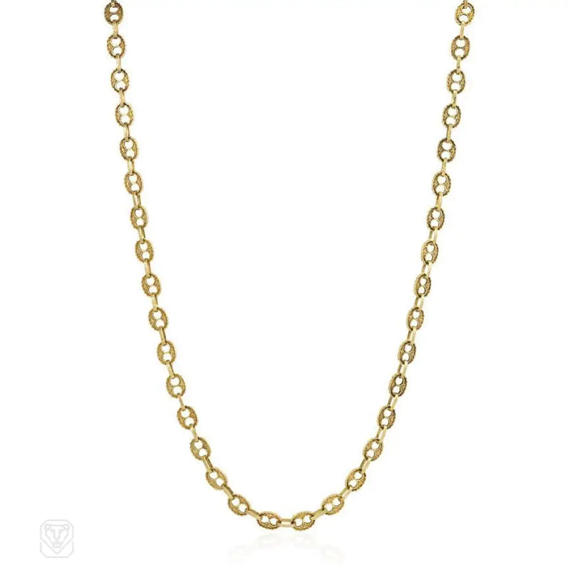 Gold Nautical Link Chain