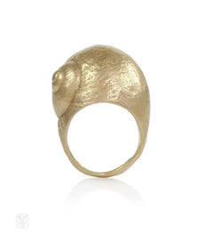 Gold nautilus ring, Gilli