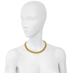 Gold semi-rigid necklace, Van Cleef & Arpels