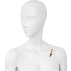 Gübelin Retro gold and sapphire bow brooch