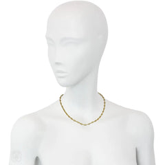 Hermès 1970s Narrow Chaîne D'Ancre Necklace