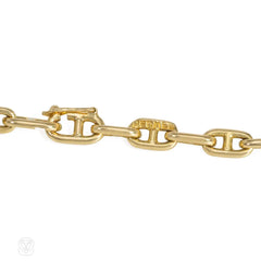 Hermès 1970s Narrow Chaîne D'Ancre Necklace