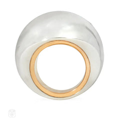 Hermès gold and diamond ring