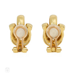 Hermès gold ring earrings