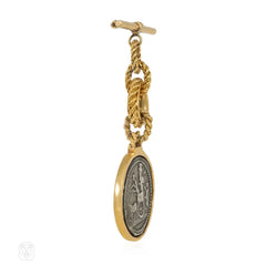Hermès, Paris ancient coin fob pendant