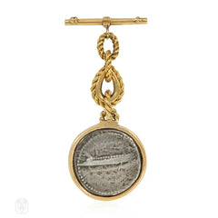 Hermès, Paris ancient coin fob pendant