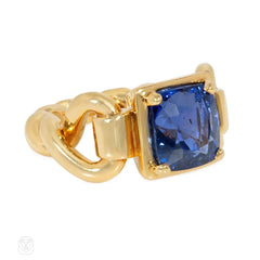 Important Marchak, Paris Ceylon sapphire ring