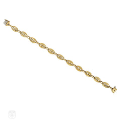 Jean Paris Gemini and Sagittarius gold zodiac bracelet