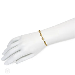 Jean Paris Gemini and Sagittarius gold zodiac bracelet