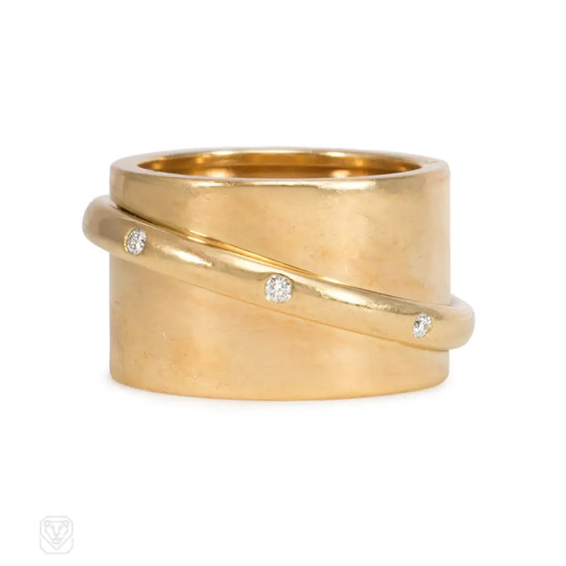 Kinetic Gold Ring. Dinh Van