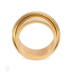 Kinetic gold ring. Dinh Van