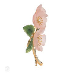 Köchert Austro-Hungarian flower spray brooch