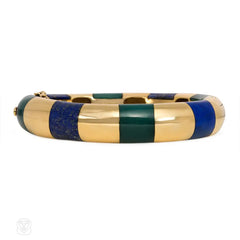 Lapis and green onyx bracelet, Tiffany & Co.