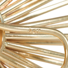 Marianne Ostier diamond and gold sputnik brooch