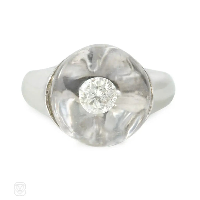 Mauboussin Crystal Diamond And White Gold Ring