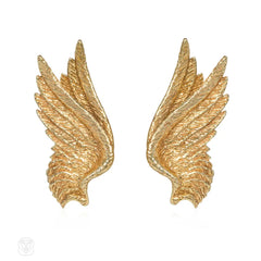 Mid-Century angel wing earrings