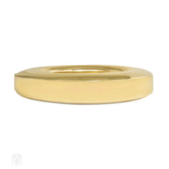 Modernist gold elliptical bracelet, Tännler