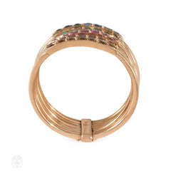 Multistone harem ring