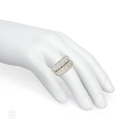 Neiman Marcus French diamond twist rings