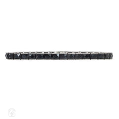 Oscar Heyman Art Deco onyx and platinum line bracelet