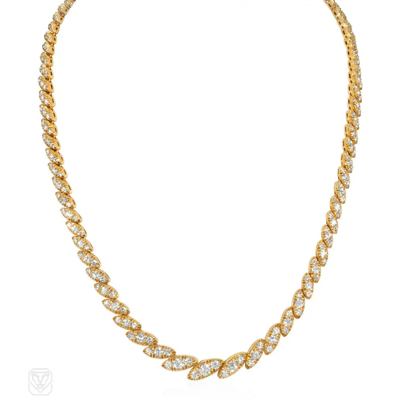 Oscar Heyman Bros. gold and diamond necklace fine necklaces
